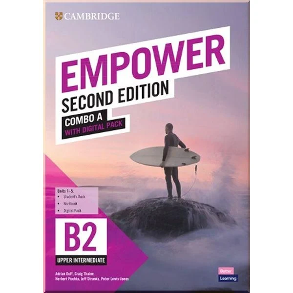 Підручник і робочий зошит Cambridge Empower Second Edition B2 Upper-Intermediate Combo A with Digital Pack
