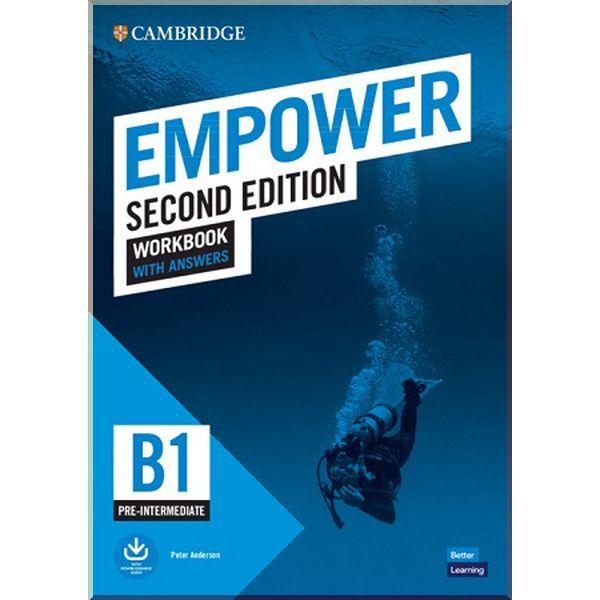 Робочий зошит Cambridge Empower Second Edition B1 Pre-Intermediate Workbook with Answers and Downloadable Audio