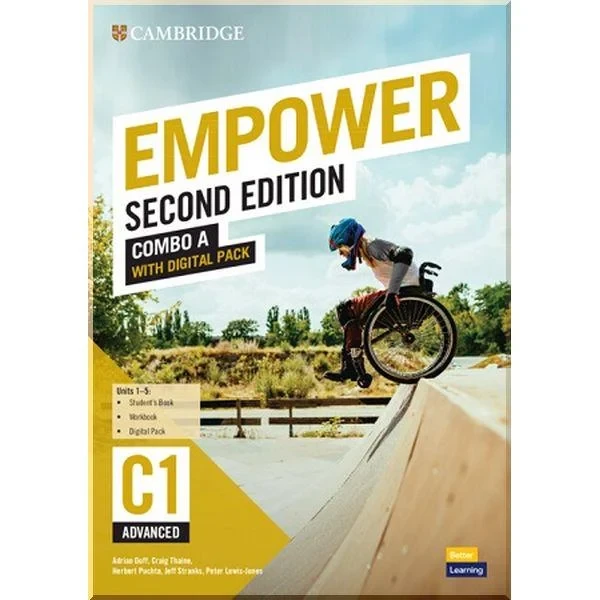 Підручник і робочий зошит Cambridge Empower Second Edition C1 Advanced Combo A with Digital Pack