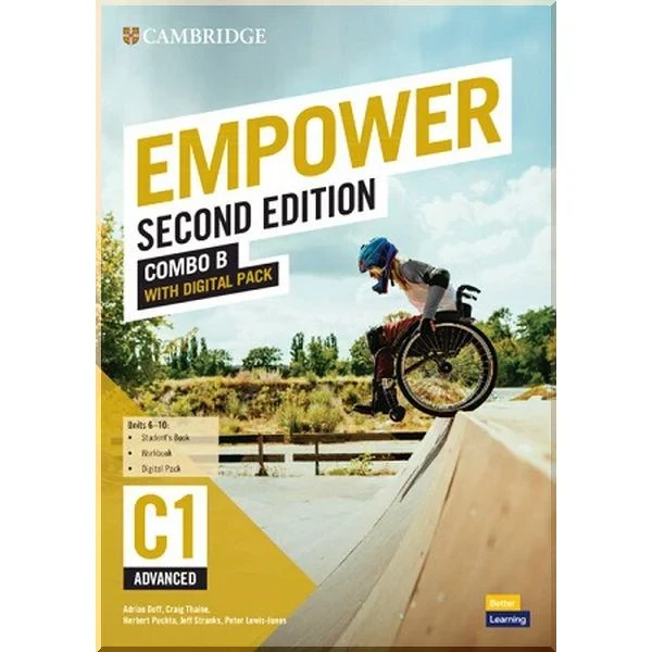 Підручник і робочий зошит Cambridge Empower Second Edition C1 Advanced Combo B with Digital Pack