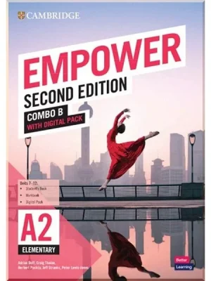 Підручник і робочий зошит Cambridge Empower Second Edition A2 Elementary Combo B with Digital Pack