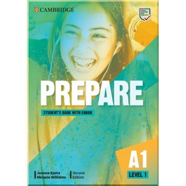 Підручник Cambridge English Prepare! Second Edition 1 Student's Book with eBook