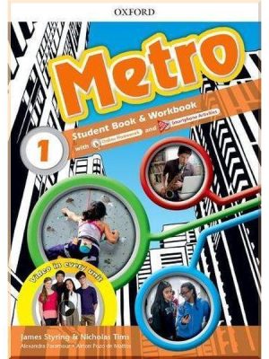 Підручник і робочий зошит Metro 1 Student's Book and Workbook Pack with Online Homework