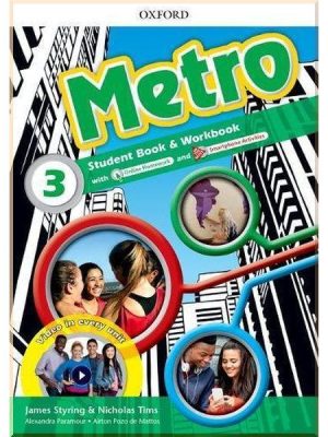 Підручник і робочий зошит Metro 3 Student's Book and Workbook Pack with Online Homework