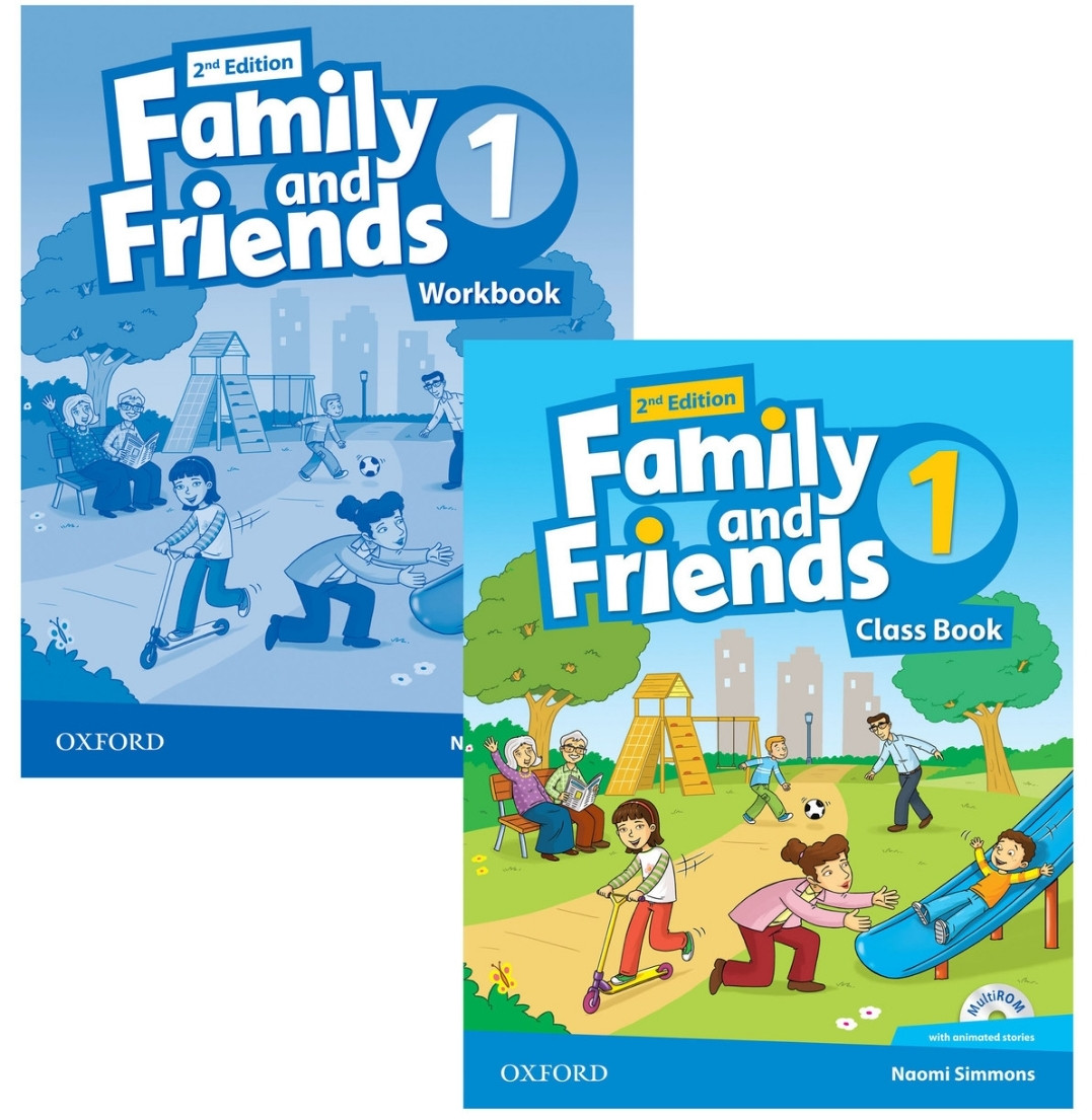 Family and friends 1 (2nd edition) комплект з двох примірників wb+cb