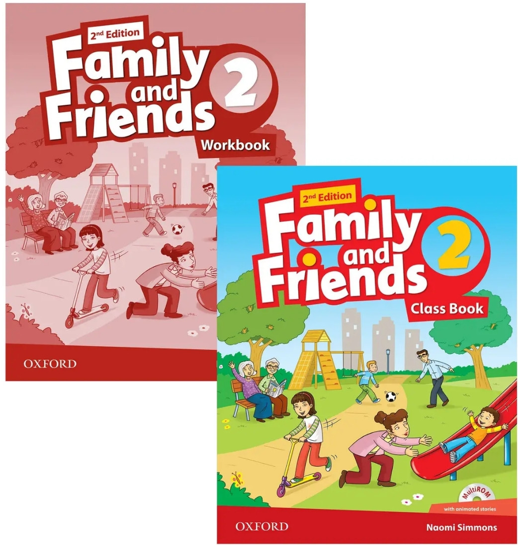 Family and friends 2 (2nd edition) комплект з двох примірників wb+cb