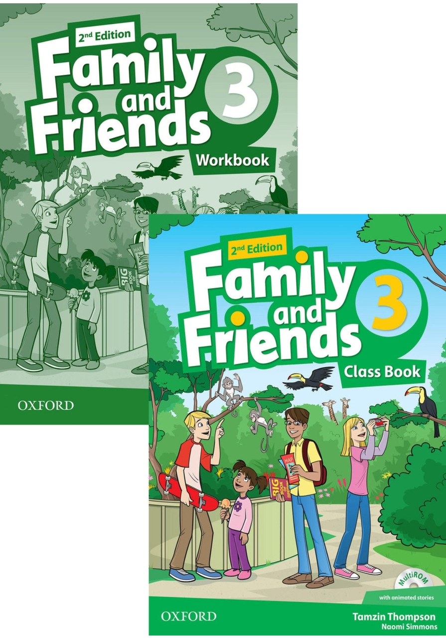 Family and friends 3 (2nd edition) комплект з двох примірників wb+cb