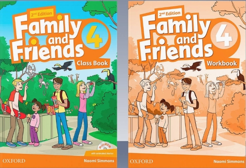 Family and friends 4 (2nd edition) Підручник + робочий зошит.