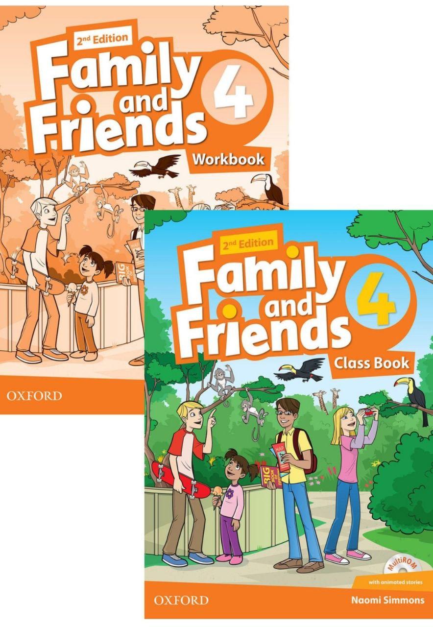 Family and Friends 4 Комплект (2nd edition) ( книга та зошит)
