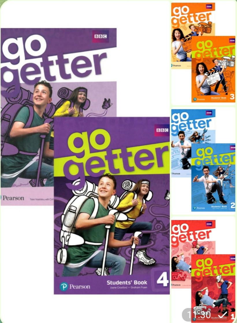 Go getter 1,2,3,4 workbook+ students book