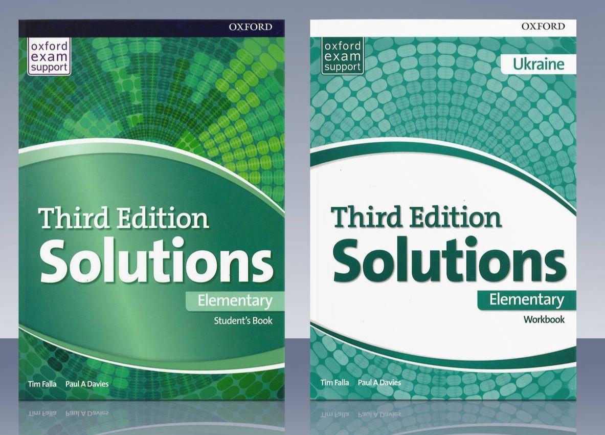 Solutions (3rd Edition) Elementary Комплект ( Книга та зошит)