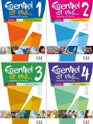 Навчальний курс рекомендований для учнів 5-8 класів Essentiel et plus (Cahier d'exercices + Livre de l'eleve)