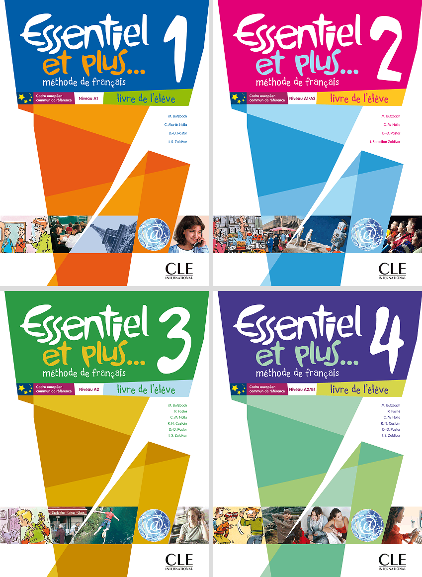 Навчальний курс рекомендований для учнів 5-8 класів Essentiel et plus (Cahier d'exercices + Livre de l'eleve)